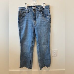 Levi's High Waisted Crop Flare